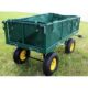 Carucior de gradina, transport, Chomik, metalic, verde, max 300 kg, 102x52x57 cm - imagine 3
