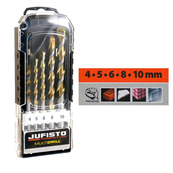 Set 5 burghie, multimaterial, 4-10 mm, Jufisto - imagine 3