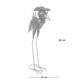 Decoratiune gradina, metalica, corb, 14x20x66 cm - imagine 2