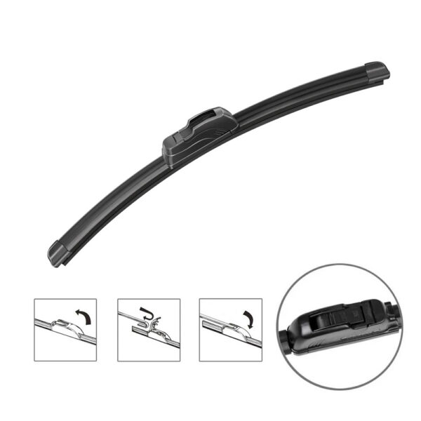 Stergator universal de parbriz Carguard, 16" 40 cm, model FLAT - imagine 3