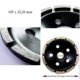 Disc diamantat segmentat, beton, slefuire uscata, 125 mm/22.23 mm, Richmann Exclusive - imagine 3