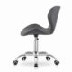 Scaun de birou, Artool, Avola, rotativ, piele ecologica, gri, 47.5x55.5x84.5 cm - imagine 9