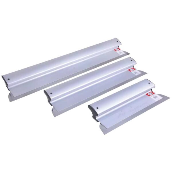 Set 3 gletiere profesionale, inox, 40, 60, 80 cm, Ergoplane - imagine 1