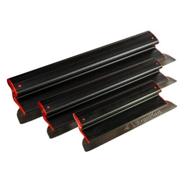 Set 3 gletiere profesionale, inox, 40, 60, 80 cm, Ergoplast - imagine 1