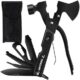 Multitool Trizand Explorer 17-in-1, Instrument multifunctional compact cu 17 piese, negru