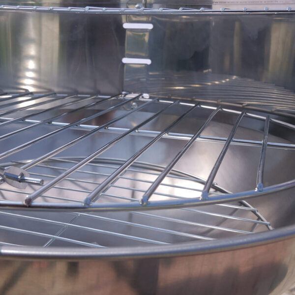 Gratar gradina, grill rotund, reglabil, cu picior, 40x68 cm, Capri - imagine 4