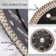 Disc diamantat turbo subtire, ceramica, taiere umeda si uscata, 125 mm/22.23 mm, Richmann Exclusive - imagine 7