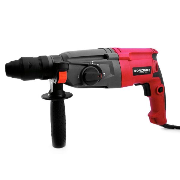 Rotopercutor, SDS Plus, 820 W, 2 mandrine interschimbabile, 3 J, Worcraft - imagine 6