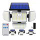Proiector solar Izoxis, Waterproof IP65, 181 leduri, Telecomanda, 4 moduri de operare, 9W