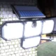 Proiector solar Izoxis, Waterproof IP65, 181 leduri, Telecomanda, 4 moduri de operare, 9W - imagine 2