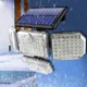 Proiector solar Izoxis, Waterproof IP65, 181 leduri, Telecomanda, 4 moduri de operare, 9W - imagine 4