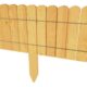 Gard de gradina decorativ din lemn, natur, 200x40 cm - imagine 7