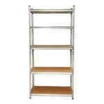 Raft depozitare, metalic, 5 polite, 120 kg, 90x30x180 cm, Breckner Germany