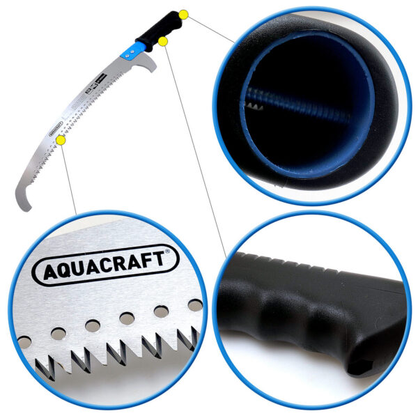 Fierastrau pentru crengi, cu maner telescopic 3.6 m, Aquacraft - imagine 3