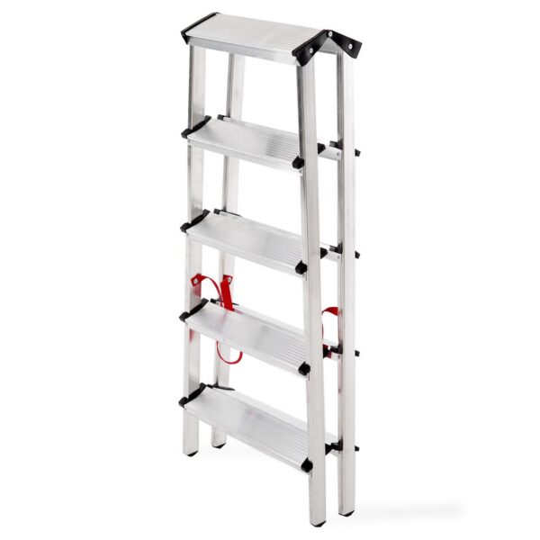 Scara aluminiu, Master, 2 tronsoane, 5 trepte, max 125 kg, 1.14 m - imagine 3