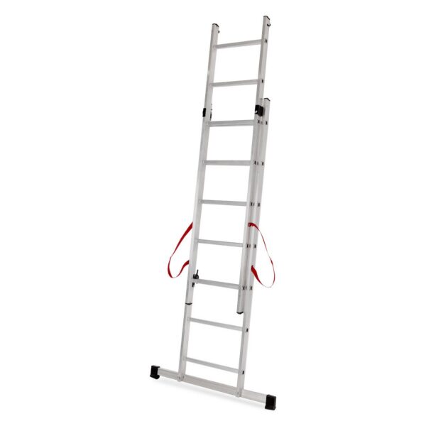 Scara aluminiu, Master, 2 tronsoane, 7 trepte, max 150 kg, 2-3.14 m - imagine 3