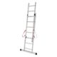 Scara aluminiu, Master, 2 tronsoane, 7 trepte, max 150 kg, 2-3.14 m - imagine 3