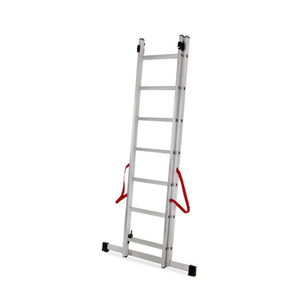 Scara aluminiu, Master, 2 tronsoane, 7 trepte, max 150 kg, 2-3.14 m - imagine 4