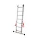 Scara aluminiu, Master, 2 tronsoane, 7 trepte, max 150 kg, 2-3.14 m - imagine 4