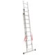 Scara aluminiu, Master, 3 tronsoane, 9 trepte, max 150 kg, 2.58-5.69 m - imagine 3
