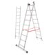 Scara aluminiu, Master, 3 tronsoane, 9 trepte, max 150 kg, 2.58-5.69 m - imagine 7