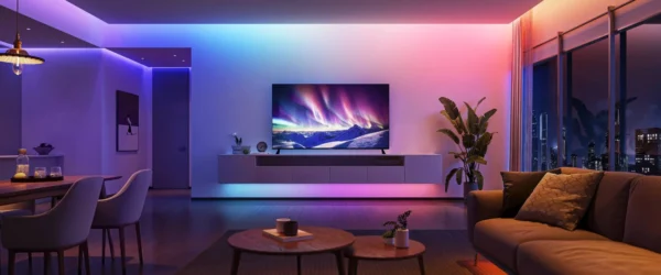Banda LED Govee H61F5 2 Pro, 5M, RGBWW, 60 LEDs m,  Alexa, Google Asistant, Matter, Bluetooth, Wi-Fi - imagine 8