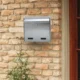 Cutie postala, inox, argintiu, format C4, 36x9x29 cm, Damech - imagine 4