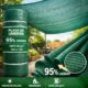 Plasa de umbrire, HDPE, 230 g/mp, grad de umbrire 95%, verde, 25x1.5 m  - imagine 7