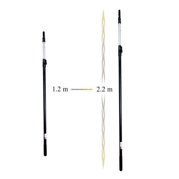 Maner prelungitor telescopic pentru gletiera profesionala, 1.2-2.2 m, Olejnik - imagine 2