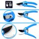 Foarfeca gradina, tip bypass, pentru trandafiri, pomi, vita de vie, 9.9 cm, Aquacraft - imagine 2