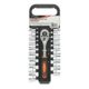 Trusa chei tubulare, 3/8", metrice Cr-V, cu clichet reversibil, 20 piese, Breckner Germany
