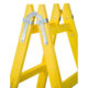 Scara lemn, 2 tronsone, 6 trepte, max 150 kg, 1.95 m - imagine 5