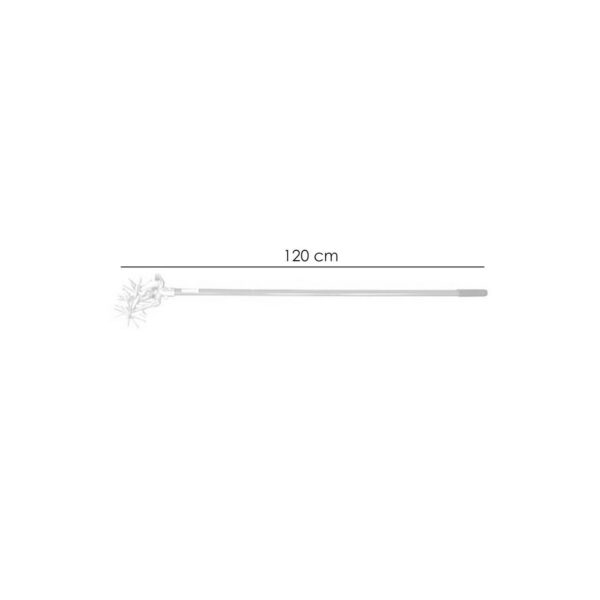 Cultivator manual, coada metal, 3 roti stelate, 120 cm - imagine 2