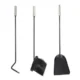 Suport lemne semineu cu accesorii, 60x35x35 cm - imagine 7