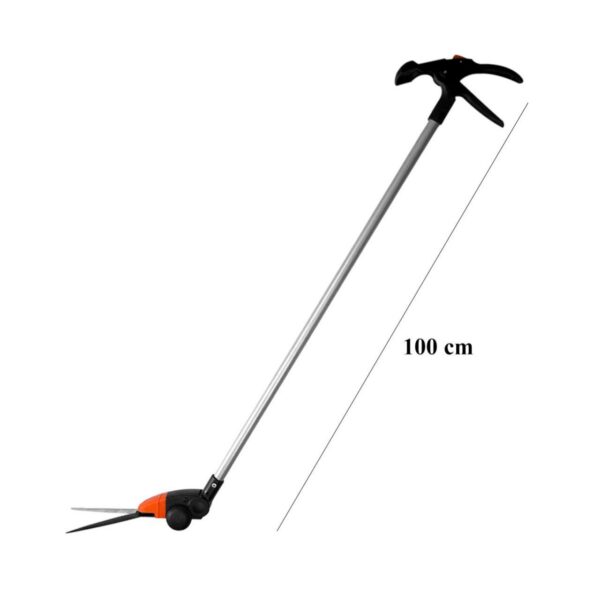 Foarfeca iarba, gazon, rotativa, 90 grade, cu maner, 100 cm, Strend Pro - imagine 5