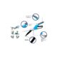 Foarfeca taiat iarba, gazon, rotativa, 360 grade, 40 cm, Aquacraft - imagine 3