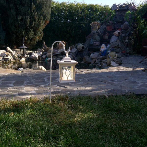 Lampa solara pentru gradina, felinar, 70 cm, Subra - imagine 7