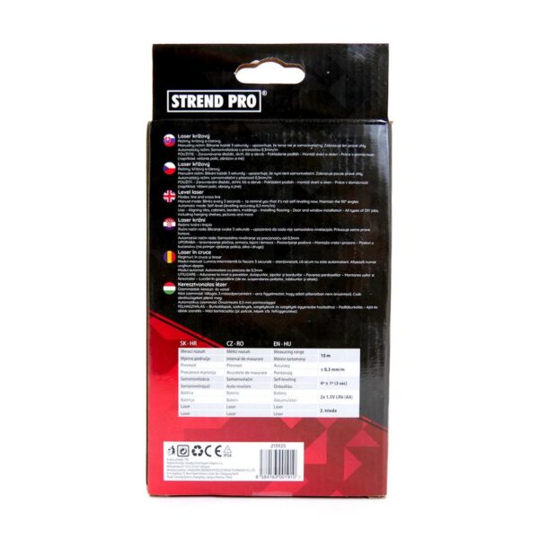 Nivela laser, 15 m, STREND PRO - imagine 3
