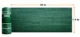 Plasa de umbrire, HDPE, 140 g/mp, grad de umbrire 85%, verde, 50x1.8 m - imagine 12