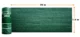 Plasa de umbrire, HDPE, 80 g/mp, grad de umbrire 80%, verde, 10x1.8 m  - imagine 11