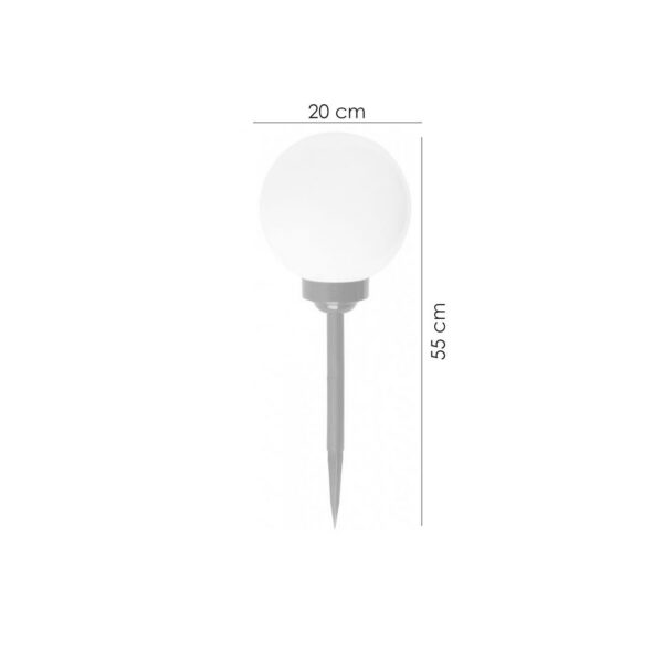 Lampa solara pentru gradina, LED, 20x55 cm, Birdun  - imagine 2