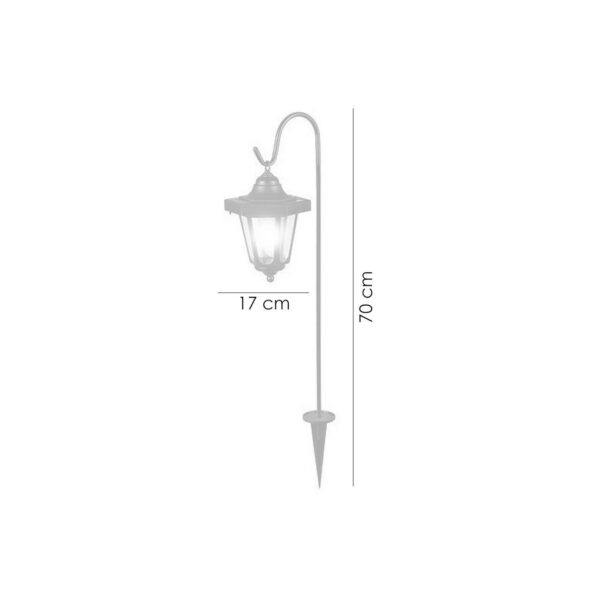 Lampa solara pentru gradina, 1 Led, 70 cm, Gomeisa - imagine 2