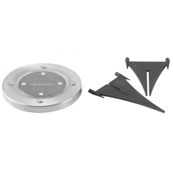 Lampa solara pentru gradina, LED, set 2 buc, 11.5x14 cm, Gruid - imagine 4