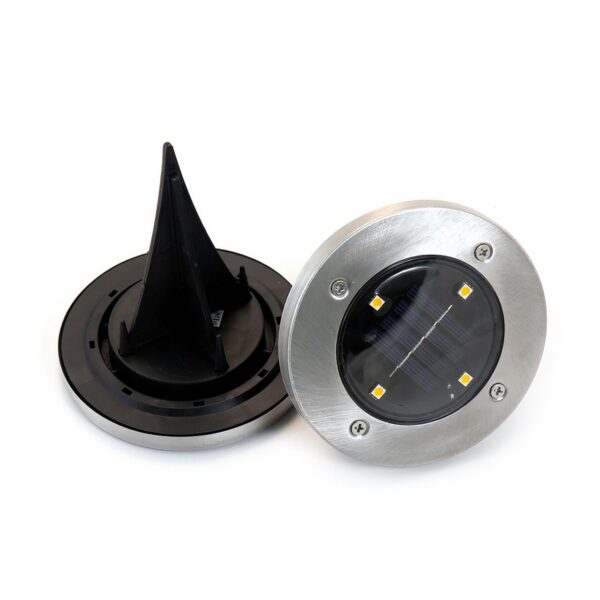 Lampa solara pentru gradina, LED, set 2 buc, 11.5x14 cm, Gruid - imagine 5