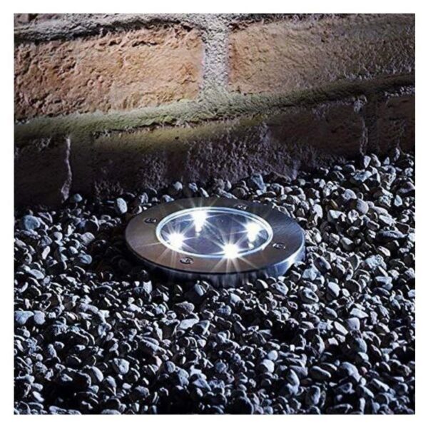 Lampa solara pentru gradina, LED, set 2 buc, 11.5x14 cm, Gruid - imagine 3