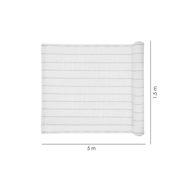 Paravan pentru balcon, terasa, gard, bej, 185 g/m2, UV, 5x1.5 m - imagine 7
