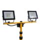 Proiector lucru, LED SMD, cu trepied, 2 x 20 W, 3200 lm, IP65, Strend Pro - imagine 4