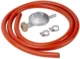 Regulator de gaz cu furtun 1.5 m, 28-30 mbar, UK8 mm, EN16129, Strend Pro - imagine 2