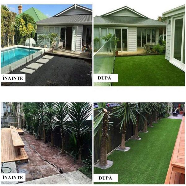 Gazon/Iarba artificiala, verde, inaltime fir 7 mm, 3x1 m - imagine 2