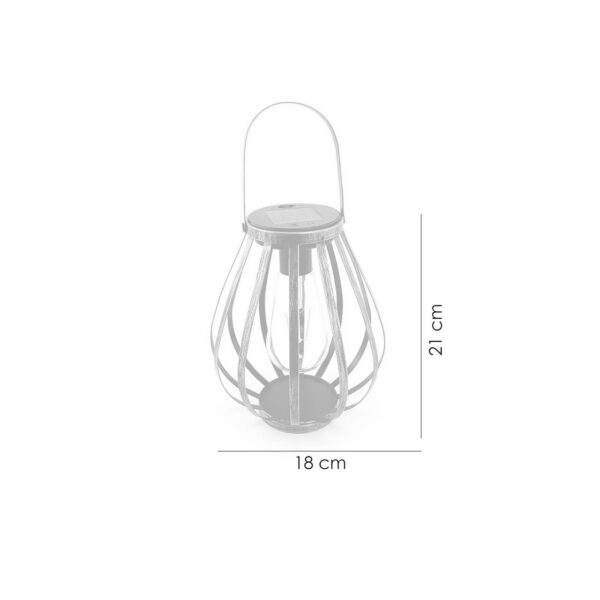 Lampa solara pentru gradina, tip felinar, LED, 18x21 cm, Hadar - imagine 5